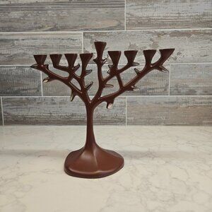 Aluminum Branch Design Menorah